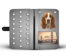 Load image into Gallery viewer, Basset Hound Print Wallet Case-Free Shipping-ND State
