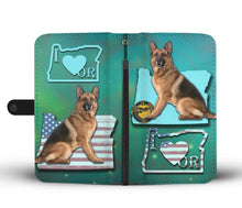 Load image into Gallery viewer, Amazing German Shepherd Print Wallet Case-Free Shipping-OR State