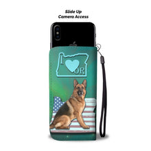 Load image into Gallery viewer, Amazing German Shepherd Print Wallet Case-Free Shipping-OR State