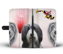 Load image into Gallery viewer, Bearded Collie Print Wallet Case-Free Shipping-MD State