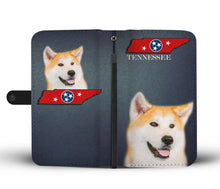 Load image into Gallery viewer, Akita Dog Print Print Wallet Case-Free Shipping-TN State