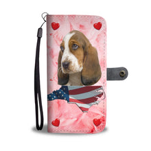 Load image into Gallery viewer, Basset Hound Print Wallet Case- Free Shipping-NC State