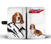 Load image into Gallery viewer, Basset Hound Print Wallet Case-Free Shipping-TN State