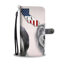 Load image into Gallery viewer, Bearded Collie Print Wallet Case-Free Shipping-CA State