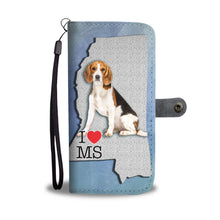 Load image into Gallery viewer, Amazing Beagle Print Wallet Case-Free Shipping-MS State