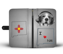 Load image into Gallery viewer, Beagle Dog Print Wallet Case- Free Shipping-NM State