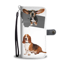 Load image into Gallery viewer, Basset Hound Print Wallet Case-Free Shipping-MT State