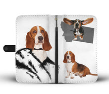 Load image into Gallery viewer, Basset Hound Print Wallet Case-Free Shipping-MT State