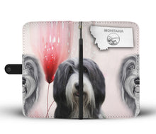 Load image into Gallery viewer, Bearded Collie Print Wallet Case-Free Shipping-MT State