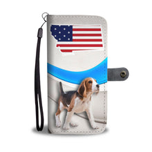 Load image into Gallery viewer, Amazing Beagle Print Wallet Case-Free Shipping-MT State