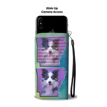Load image into Gallery viewer, Border Collie Dog Art Print Wallet Case-Free Shipping-AR State
