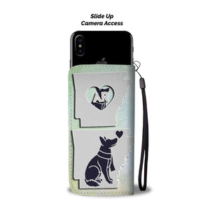 Amazing German Shepherd Art Print Wallet Case-Free Shipping-AR State