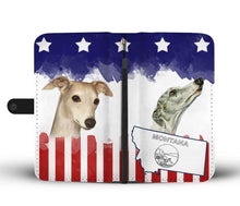 Load image into Gallery viewer, Amazing Whippet Print Wallet Case-Free Shipping-MT State