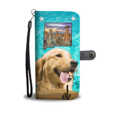 Load image into Gallery viewer, Amazing Golden Retriever Print Wallet Case-Free Shipping-NM State