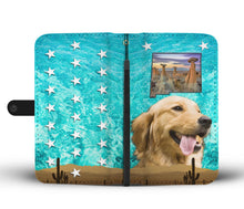 Load image into Gallery viewer, Amazing Golden Retriever Print Wallet Case-Free Shipping-NM State