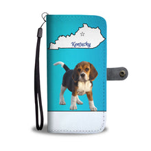 Load image into Gallery viewer, Beagle Print Wallet Case-Free Shipping-KY State