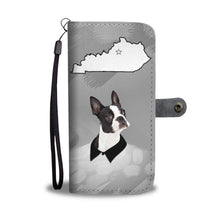 Load image into Gallery viewer, Amazing Boston Terrier Print Wallet Case-Free Shipping-KY State