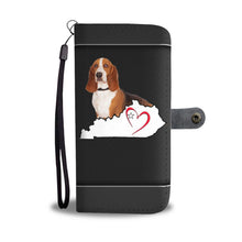 Load image into Gallery viewer, Basset Hound Print Wallet Case-Free Shipping-KY State