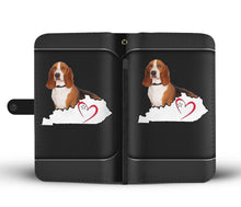 Load image into Gallery viewer, Basset Hound Print Wallet Case-Free Shipping-KY State