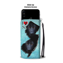 Load image into Gallery viewer, Black German Shepherd Dog Print Wallet Case-Free Shipping-NJ State