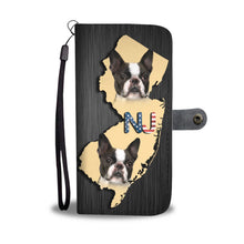 Load image into Gallery viewer, Amazing Boston Terrier Print Wallet Case-Free Shipping-NJ State