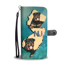 Load image into Gallery viewer, Amazing Rottweiler Dog Print Wallet Case-Free Shipping-NJ State