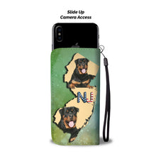 Load image into Gallery viewer, Amazing Rottweiler Dog Print Wallet Case-Free Shipping-NJ State