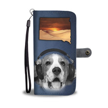 Load image into Gallery viewer, Beagle Dog Print Wallet Case-Free Shipping-SD State