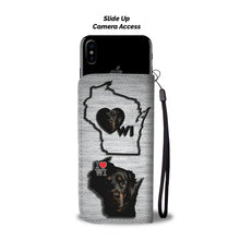 Load image into Gallery viewer, Amazing Rottweiler Print Wallet Case-Free Shipping-WI State