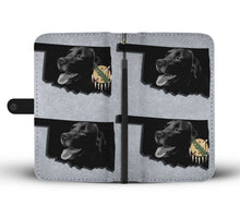 Load image into Gallery viewer, Black Labrador Print Limited Edition Wallet Case-Free Shipping-OK State