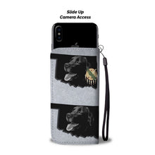 Load image into Gallery viewer, Black Labrador Print Limited Edition Wallet Case-Free Shipping-OK State