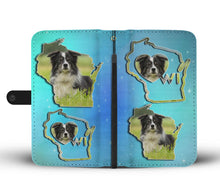 Load image into Gallery viewer, Border Collie Dog Print Wallet Case-Free Shipping-WI State