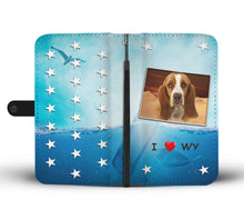 Load image into Gallery viewer, Basset Hound Print Wallet Case-Free Shipping-WY State