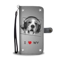 Load image into Gallery viewer, Beagle Dog Print Wallet Case-Free Shipping-WY State