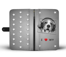 Load image into Gallery viewer, Beagle Dog Print Wallet Case-Free Shipping-WY State