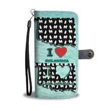 Load image into Gallery viewer, American Eskimo Dog Pattern Print Wallet Case-Free Shipping-OK State