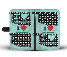 Load image into Gallery viewer, American Eskimo Dog Pattern Print Wallet Case-Free Shipping-OK State