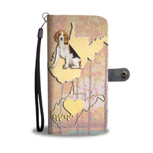 Load image into Gallery viewer, Amazing Beagle Dog Print Wallet Case-Free Shipping-WV State