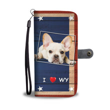 Load image into Gallery viewer, Amazing French Bulldog Print Wallet Case-Free Shipping-WY State