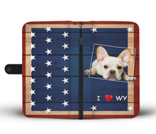 Load image into Gallery viewer, Amazing French Bulldog Print Wallet Case-Free Shipping-WY State