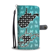 Load image into Gallery viewer, American Eskimo Dog Pattern Print Wallet Case-Free Shipping-WV State