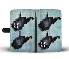 Load image into Gallery viewer, Black German Shepherd Print Wallet Case-Free Shipping-WV State