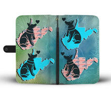 Load image into Gallery viewer, Amazing German Shepherd Dog Print Wallet Case-Free Shipping-WV State