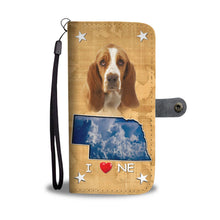Load image into Gallery viewer, Amazing Basset Hound Print Wallet Case-Free Shipping-NE State