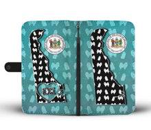 Load image into Gallery viewer, American Eskimo Dog Pattern Print Wallet Case-Free Shipping-DE State
