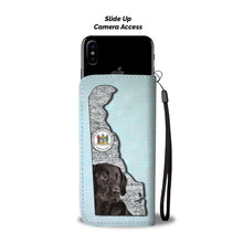 Load image into Gallery viewer, Black Labrador Print Limited Edition Wallet Case-Free Shipping-DE State