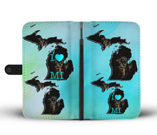 Load image into Gallery viewer, Amazing Rottweiler Dog Print Wallet Case-Free Shipping-MI State