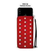 Load image into Gallery viewer, Basset Hound On Red Print Wallet Case-Free Shipping-AL State