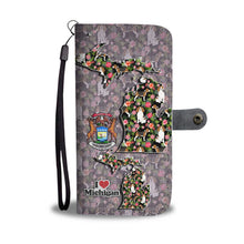 Load image into Gallery viewer, Amazing Beagle Floral Print Wallet Case-Free Shipping-MI State