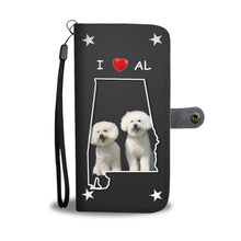 Load image into Gallery viewer, Bichon Frise On Black Print Wallet Case-Free Shipping-AL State